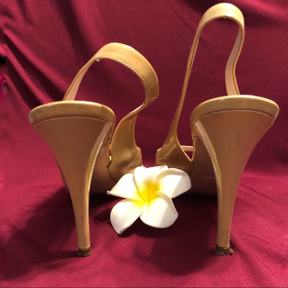 Miu Miu Patent 4” Nude Heels - Picture 2 of 6